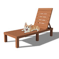 DIMAR GARDEN Beach Chairs Outdoor Chaise Lounge,Resin Pool Lounge Chair Waterproof Recliner,Mocha