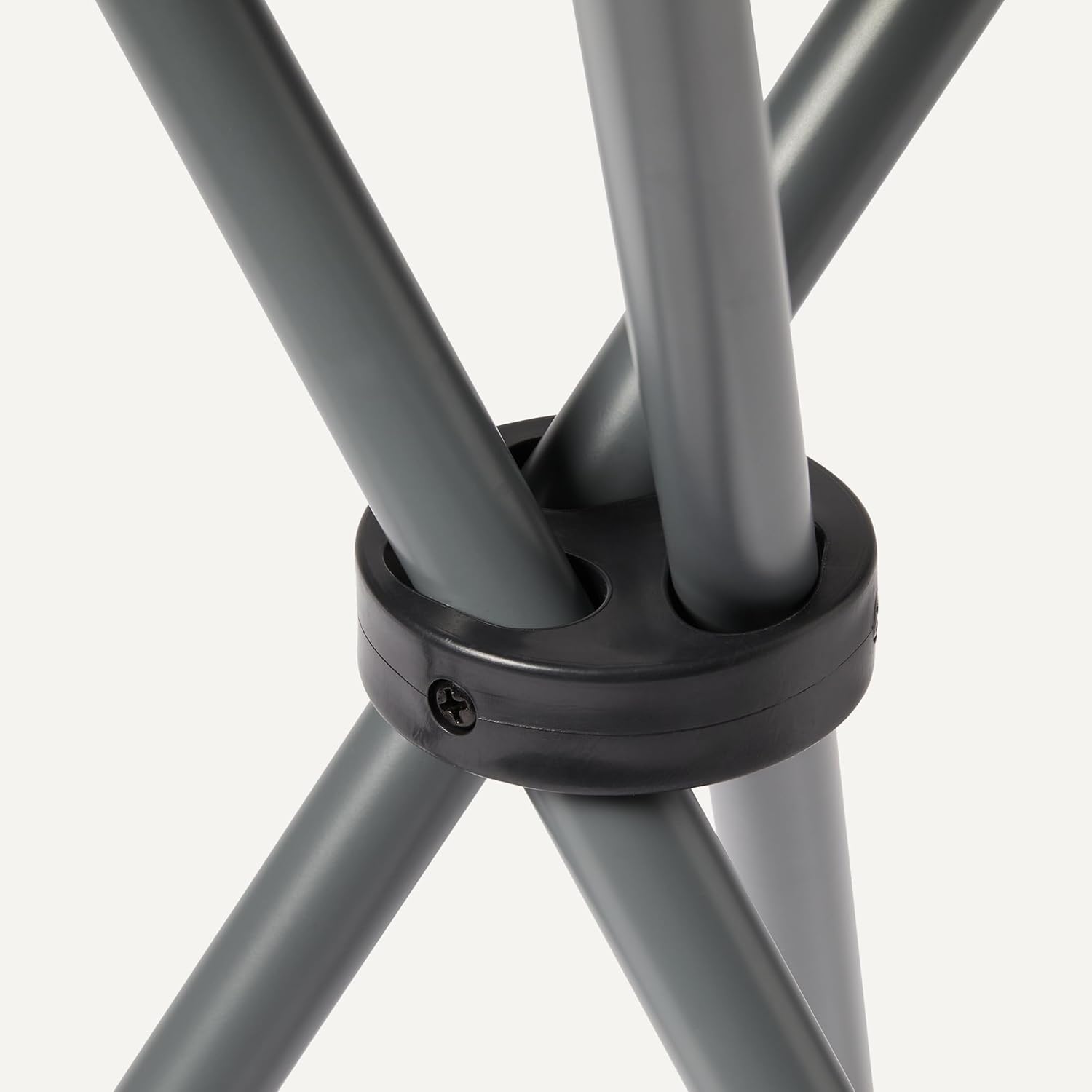 Amazon Basics Portable Camping Stool, Collapsible, Lightweight, for Hiking, Hunting, Fishing, Black