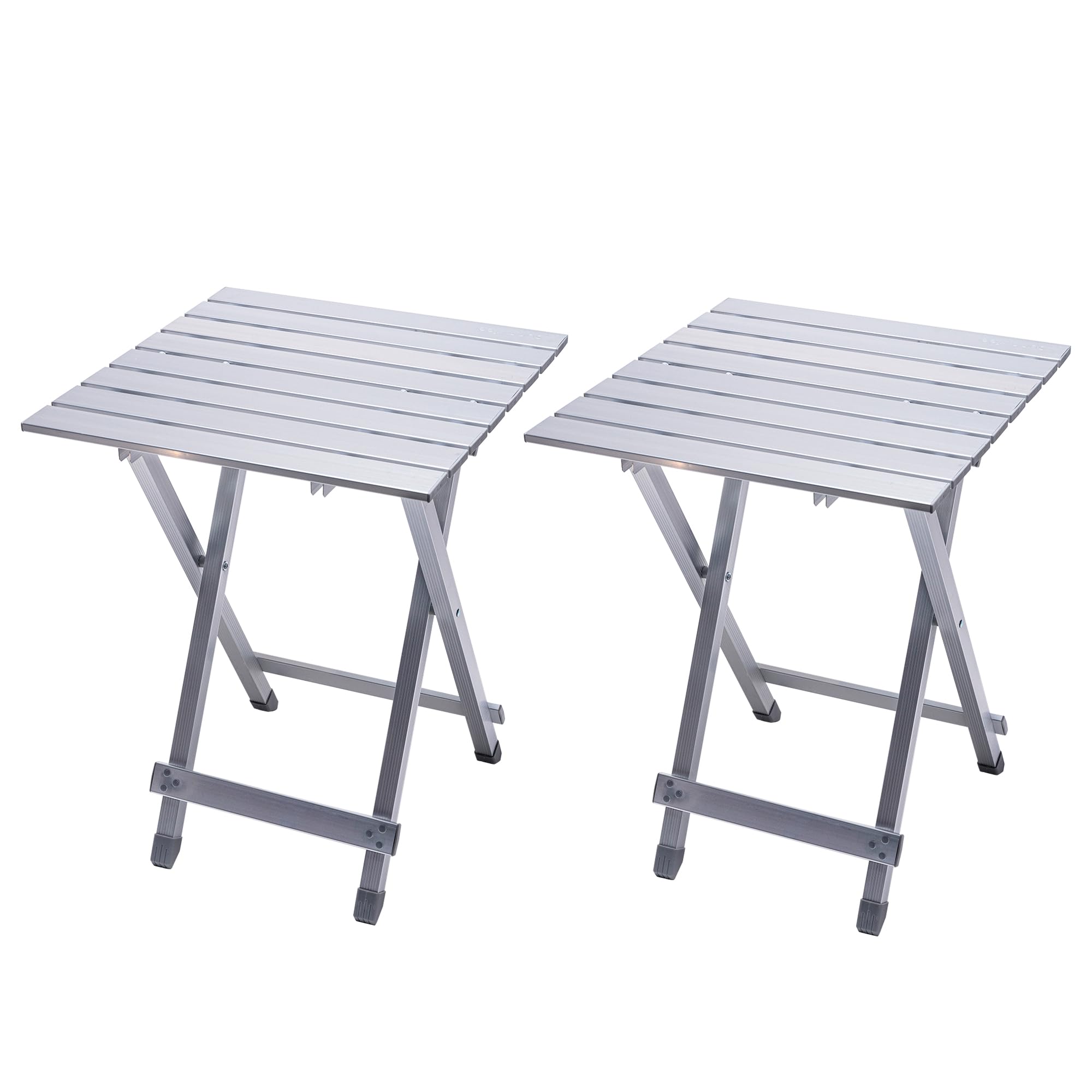 SUNNYFEEL 3 in 1 Folding Camping Table, Stool, and Footrest, Lightweight Portable up to 300 LBS, Easy to Carry for Beach, Fishing, Trip, Picnic, Lawn, Concert Outdoor