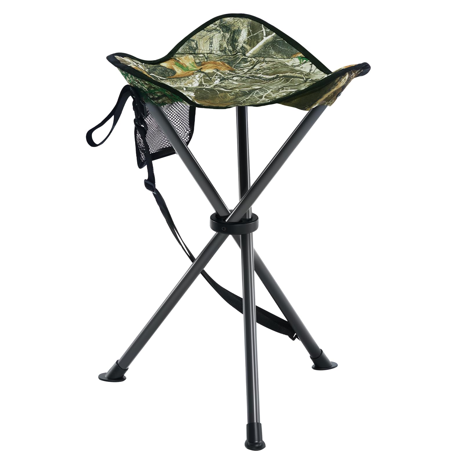 Portal Tall Folding Tripod Stool for Outdoor Camping Walking Hunting Hiking Fishing Travel, Support 225 lbs